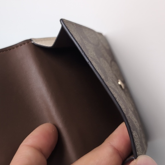 Coach CF472 Small Morgan Wallet In Colorblock Signature Canvas (Firm Price) - Picture 5 of 12